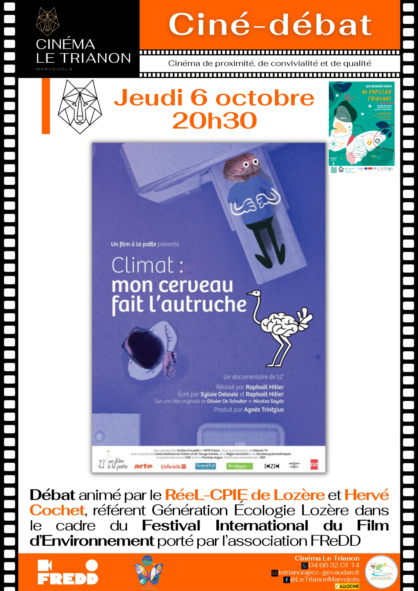 Climat : Mon Cerveau Fait L'autruche - Ciné-débat | Réel 48